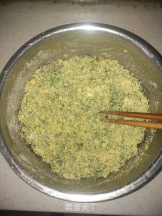 菠菜玉米面饼的做法步骤：3