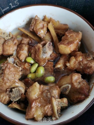 毛豆蒸排骨的做法步骤：5