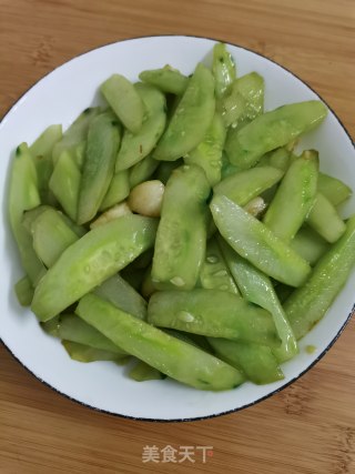 蚝油炒青瓜的做法步骤：6