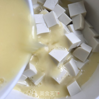 嫩豆腐蒸蛋的做法步骤：5