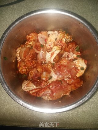 粽叶包鸡的做法步骤：3