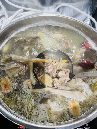 虫草木耳鸽子汤的做法步骤：5