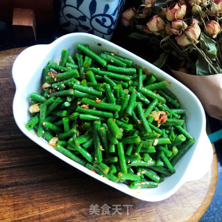 凉拌蒜蓉豇豆的做法步骤：9