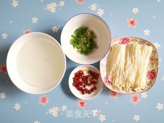 蒸粉丝金针菇的做法步骤：2