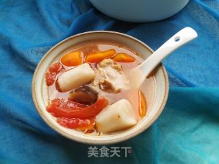 夏日养生靓汤|番茄山药香菇蹄髈汤的做法步骤：12