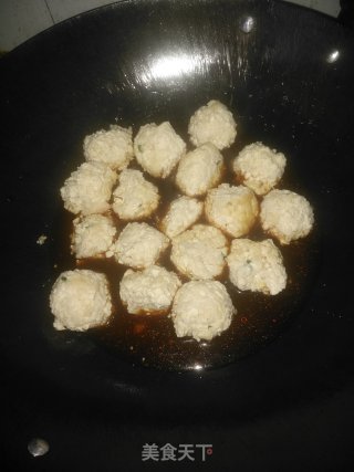 糖醋鸡肉丸子（少油版）的做法步骤：5