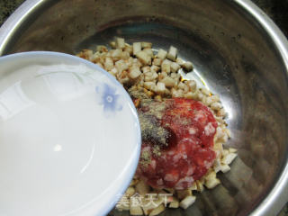 蒸圆茄子肉末的做法步骤：10