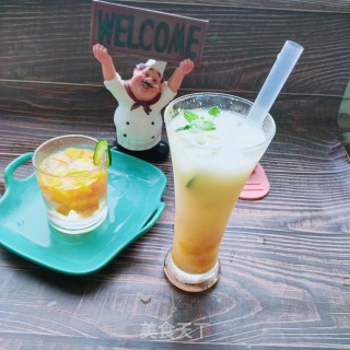 芒果冰茶的做法步骤：6