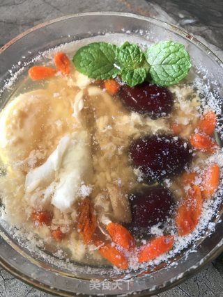 甜酒酿煮鸡蛋的做法步骤：7