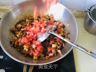 香菇牛肉荞面的做法步骤：11