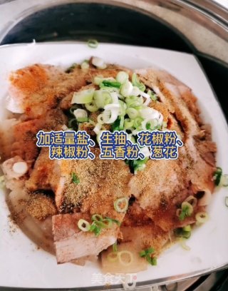 蒸五花肉的做法步骤：6