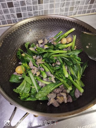 鸡杂炒粉丝的做法步骤：6