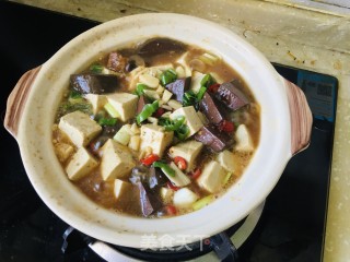 砂锅鸭血炖豆腐的做法步骤：8
