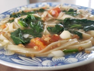红薯叶西红柿汤面的做法步骤：11