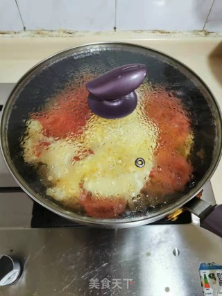 韭菜西红柿炒鸡蛋的做法步骤：7