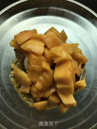 清凉消暑：椰汁芒果百香果的做法步骤：4