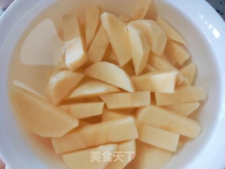 香辣土豆豆角的做法步骤：1