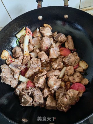 扁豆烧排骨的做法步骤：3