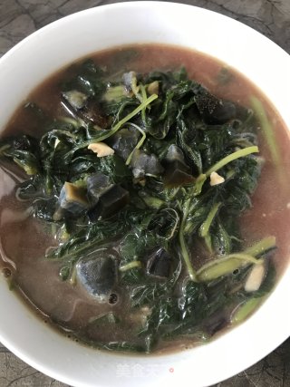 皮蛋煮苋菜的做法步骤：11