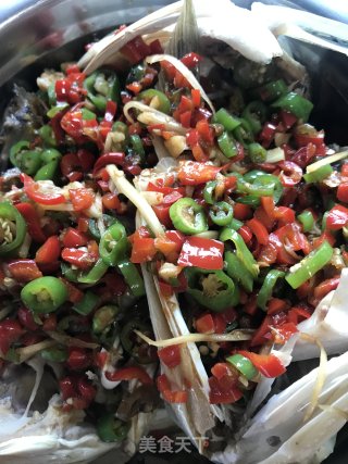 蒸鱼头的做法步骤：14