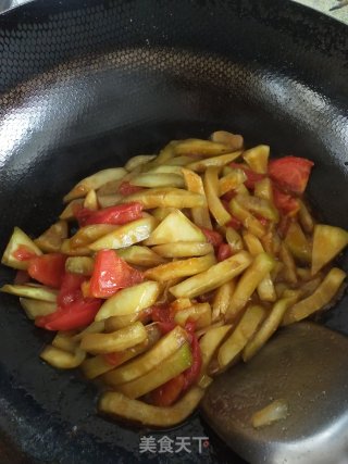 炒茄条的做法步骤：6