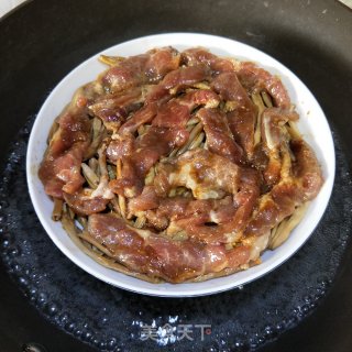 金针菜蒸肉片的做法步骤：5
