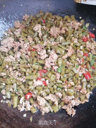 肉末酸豆角的做法步骤：4
