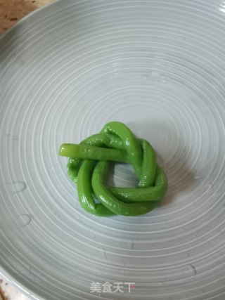 盘花长豆角的做法步骤：13