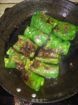 虎皮青椒的做法步骤：5