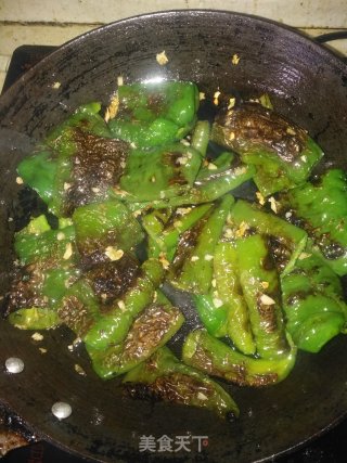 虎皮青椒的做法步骤：8