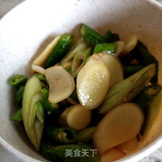 杭椒拌子姜的做法步骤：8