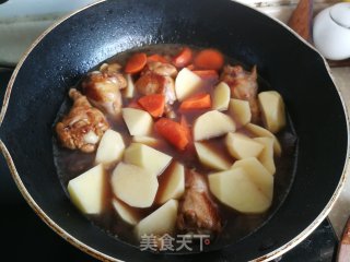 鸡翅根炖土豆的做法步骤：7