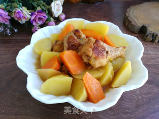 鸡翅根炖土豆的做法步骤：8