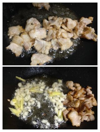 扁豆炒肉的做法步骤：4