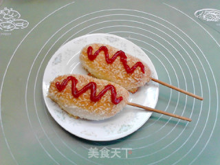免油炸芝士热狗棒的做法步骤：16