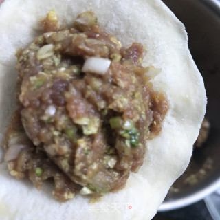 白菜牛肉煎包的做法步骤：8