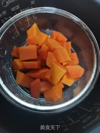 木瓜牛奶西米露的做法步骤：4