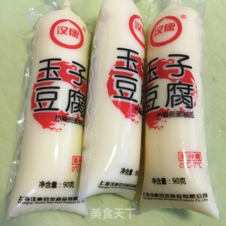 虾仁蒸玉子豆腐的做法步骤：1