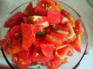 西红柿虾仁打卤面的做法步骤：3