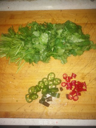 香菜拌牛肉的做法步骤：6