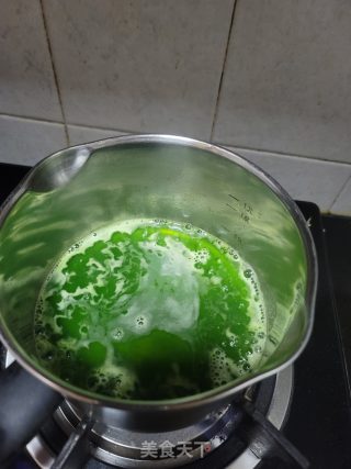 翡翠牛奶西米露的做法步骤：6