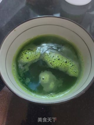 翡翠牛奶西米露的做法步骤：7