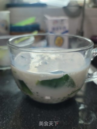 翡翠牛奶西米露的做法步骤：12