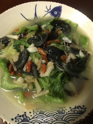 上汤芥菜的做法步骤：9