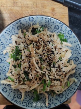 手撕鸡胸肉的做法步骤：7