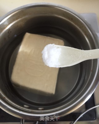 凉拌豆腐的做法步骤：2