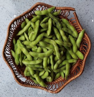 五香水煮毛豆的做法步骤：2