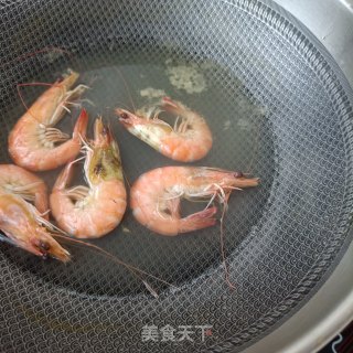 白玉黄瓜拌鲜虾的做法步骤：6