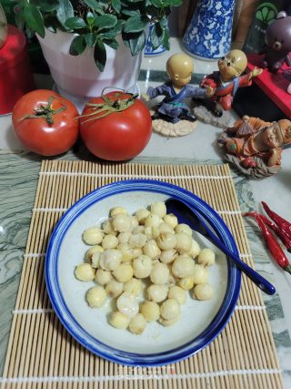 炼奶拌冰莲子的做法步骤：6