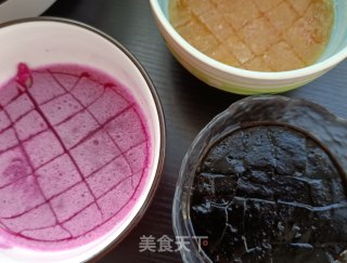 椰汁三色果冻的做法步骤：16
